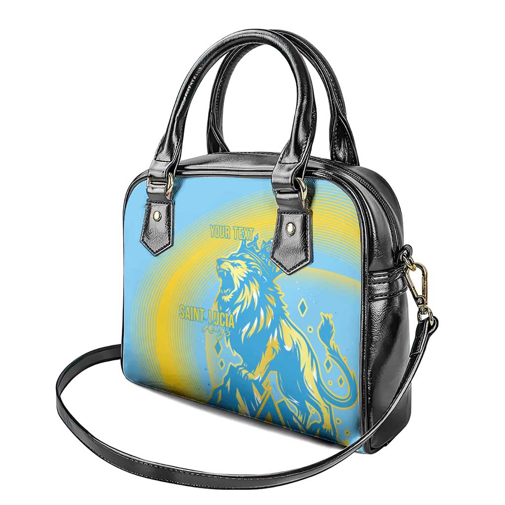 Saint Lucia Cricket Personalized Shoulder Handbag The Roaring King LT7