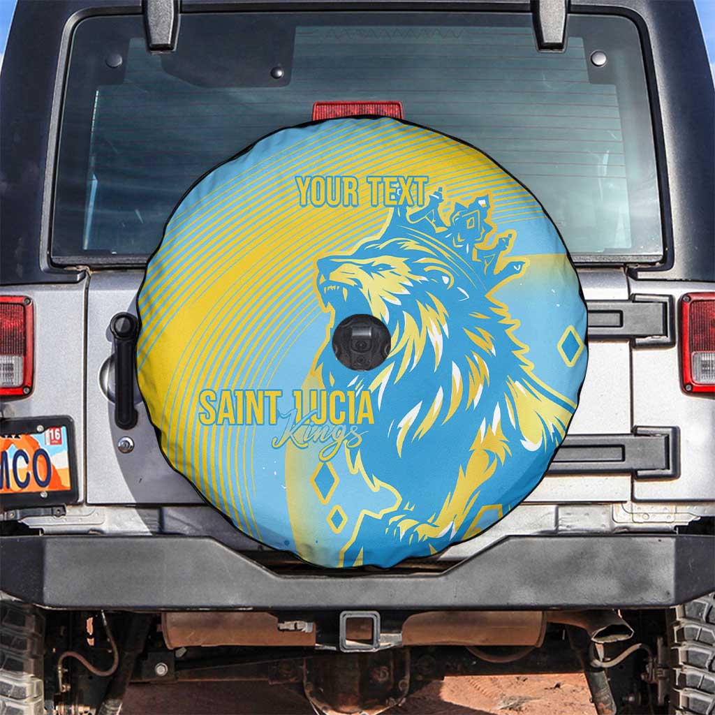 Saint Lucia Cricket Personalized Spare Tire Cover The Roaring King LT7