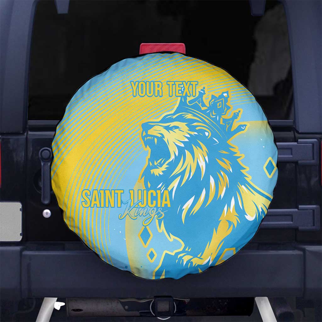 Saint Lucia Cricket Personalized Spare Tire Cover The Roaring King LT7