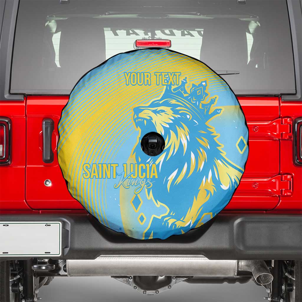 Saint Lucia Cricket Personalized Spare Tire Cover The Roaring King LT7