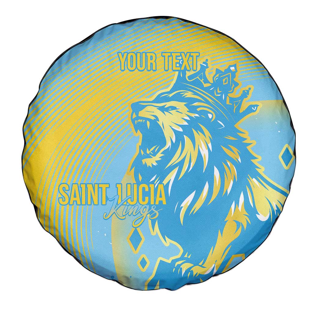 Saint Lucia Cricket Personalized Spare Tire Cover The Roaring King LT7