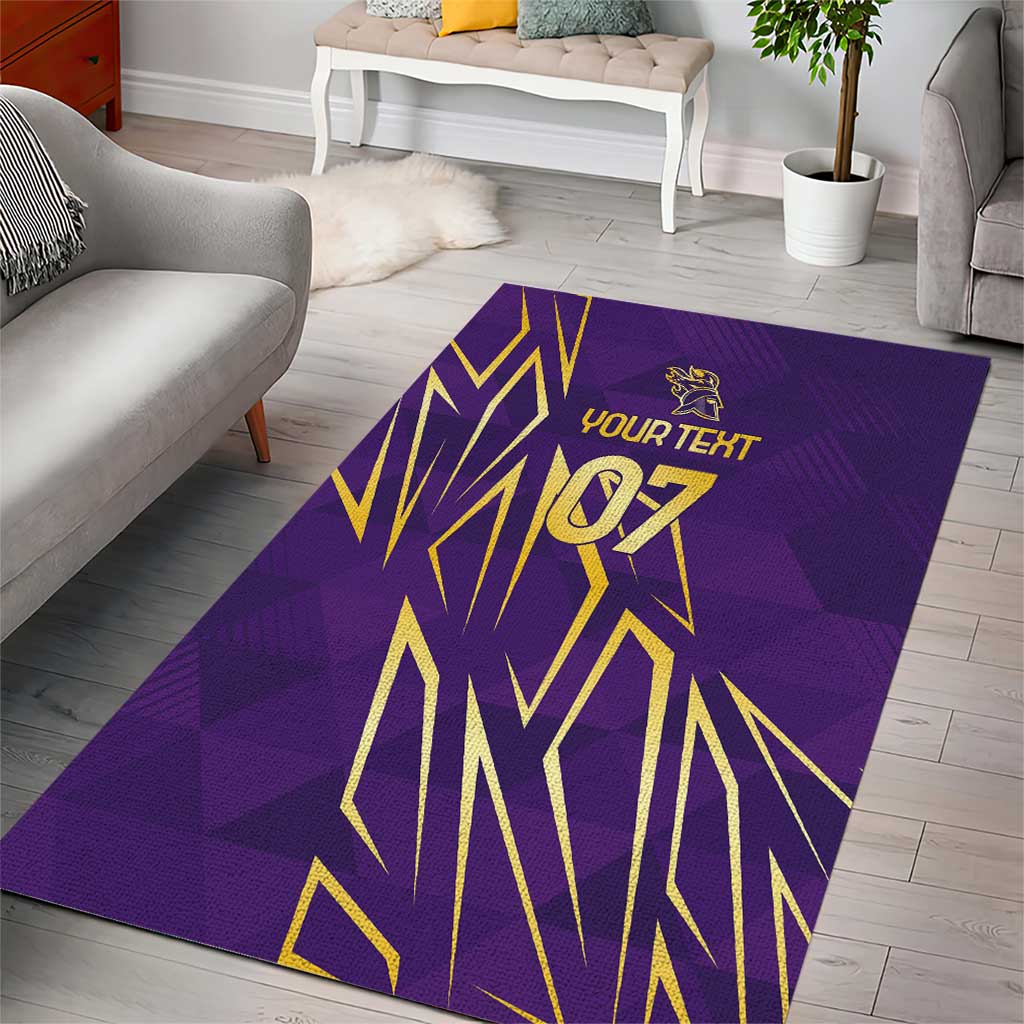 Afro-Trinbago Cricket Custom Area Rug TKR Quadruple Champion LT7