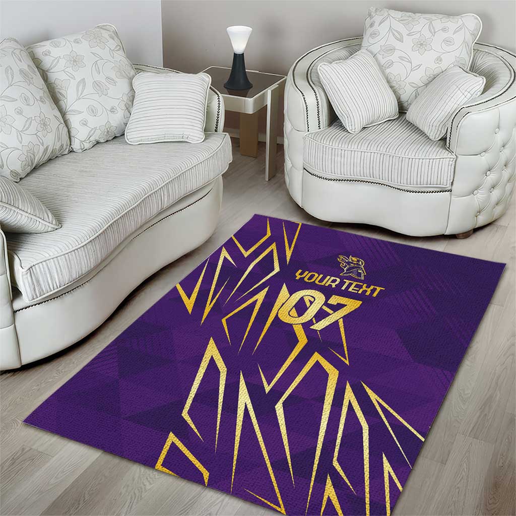 Afro-Trinbago Cricket Custom Area Rug TKR Quadruple Champion LT7
