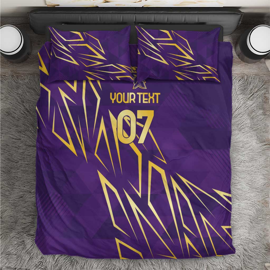 Afro-Trinbago Cricket Custom Bedding Set TKR Quadruple Champion LT7