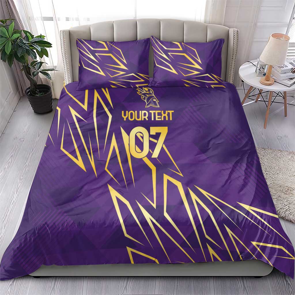 Afro-Trinbago Cricket Custom Bedding Set TKR Quadruple Champion LT7