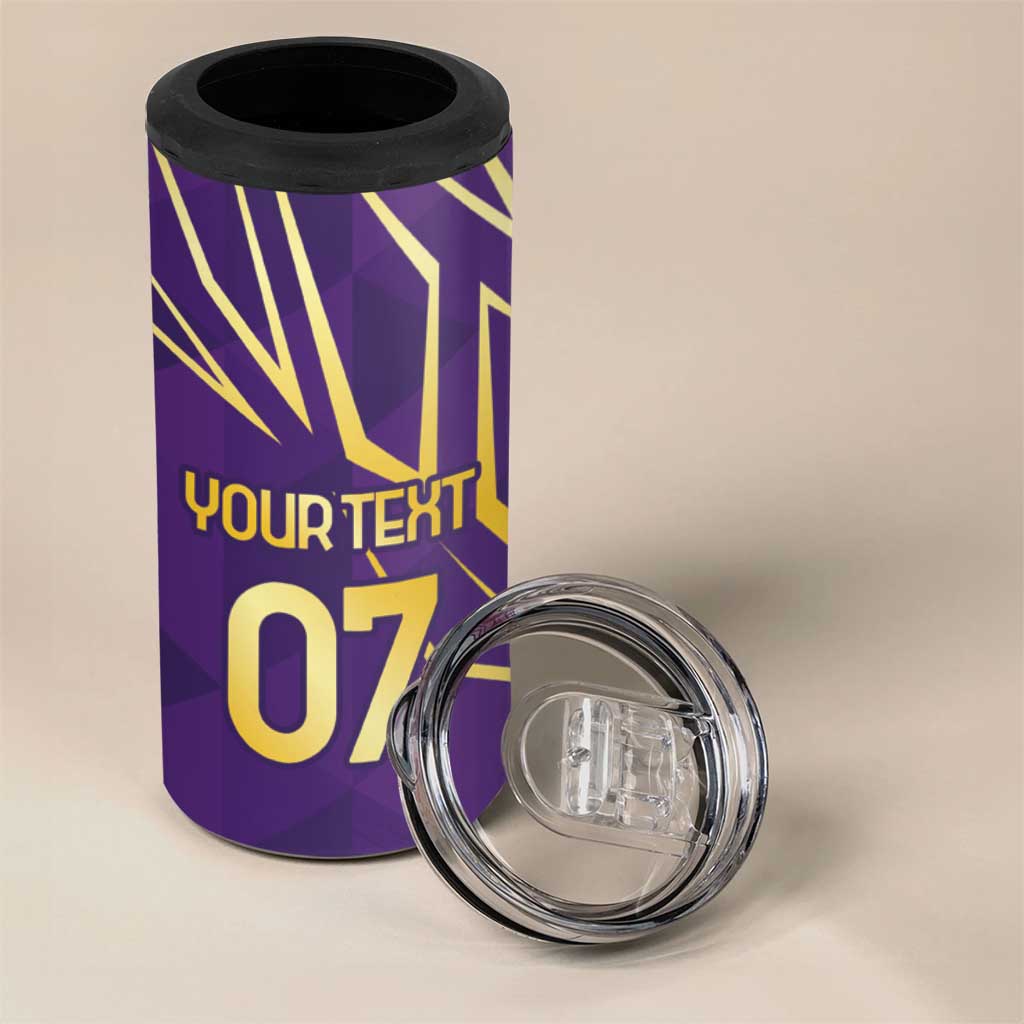 Afro-Trinbago Cricket Custom 4 in 1 Can Cooler Tumbler TKR Quadruple Champion LT7