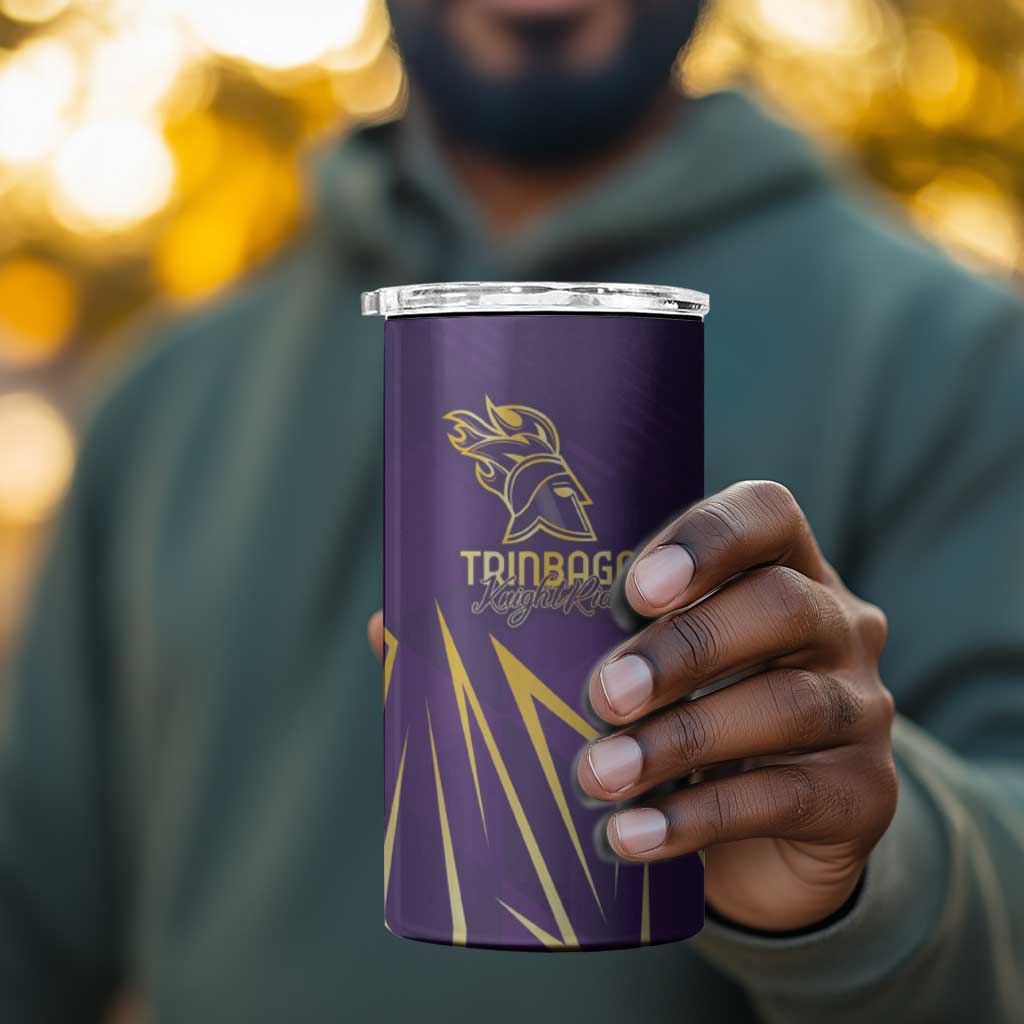 Afro-Trinbago Cricket Custom 4 in 1 Can Cooler Tumbler TKR Quadruple Champion LT7