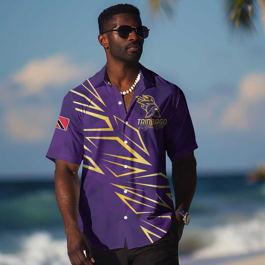 Afro-Trinbago Cricket Custom Hawaiian Shirt TKR Quadruple Champion LT7