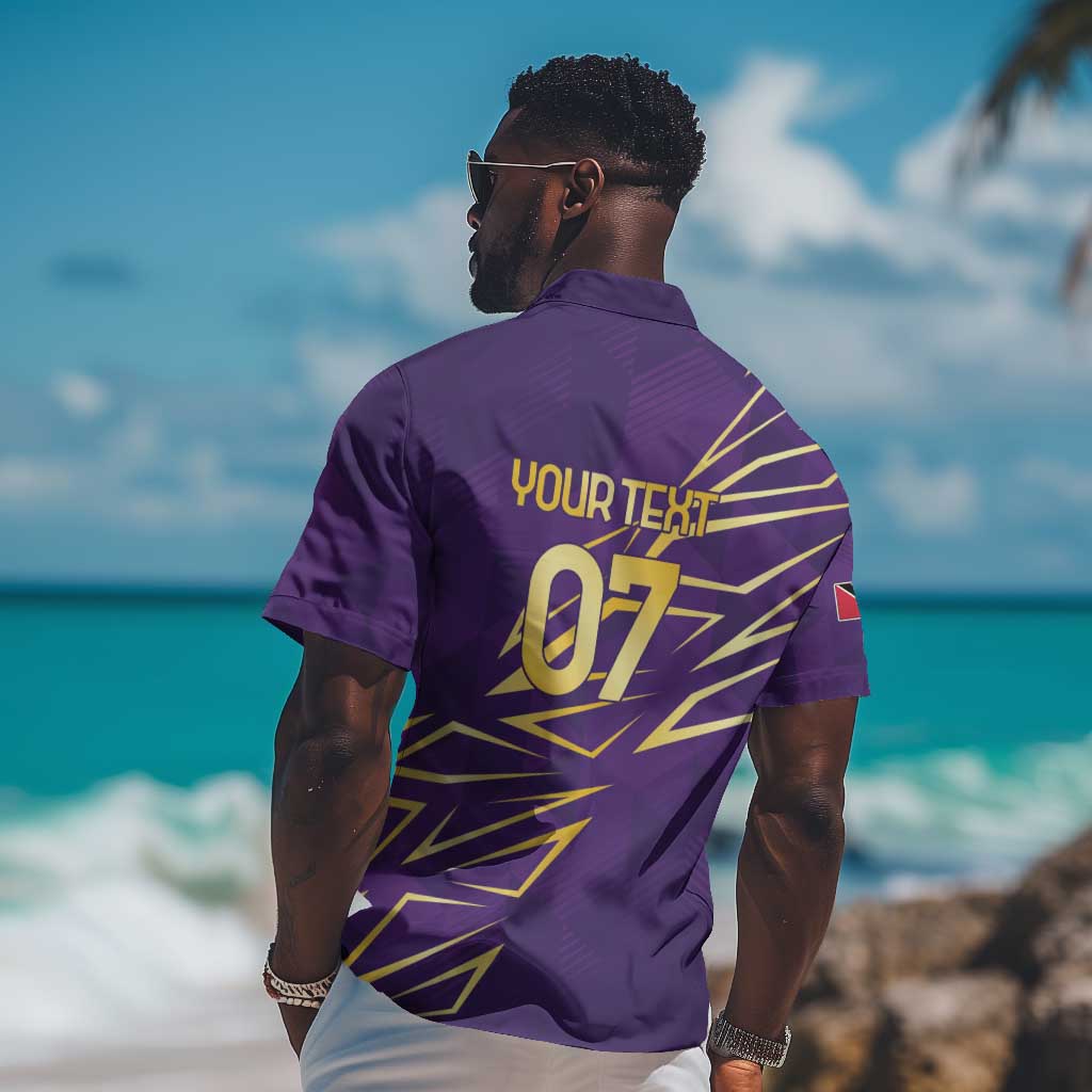 Afro-Trinbago Cricket Custom Hawaiian Shirt TKR Quadruple Champion LT7