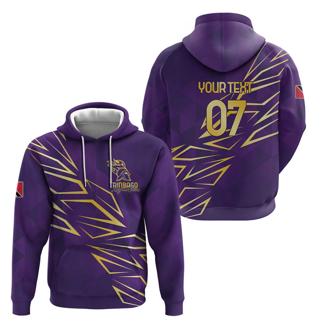 Trinbago Cricket Custom Hoodie TKR Quadruple Champion LT7