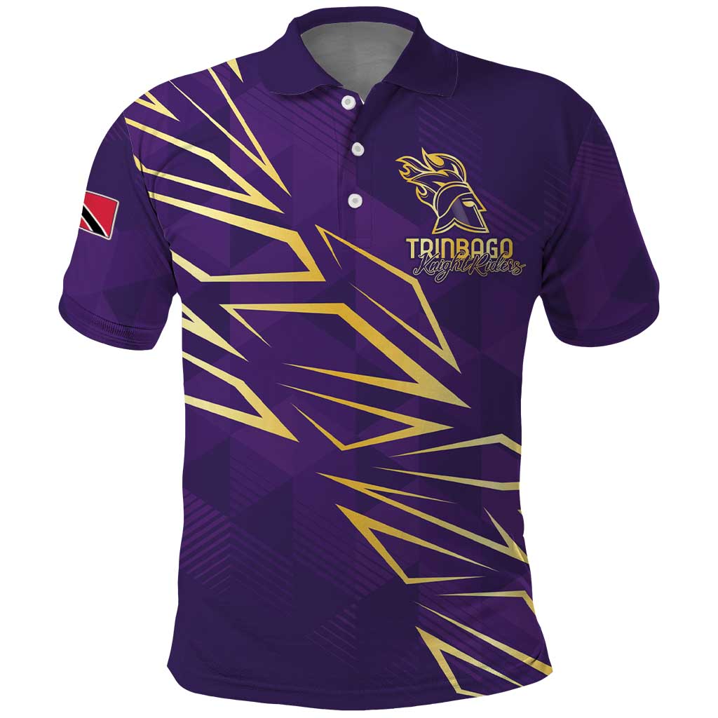 Trinbago Cricket Custom Polo Shirt TKR Quadruple Champion LT7