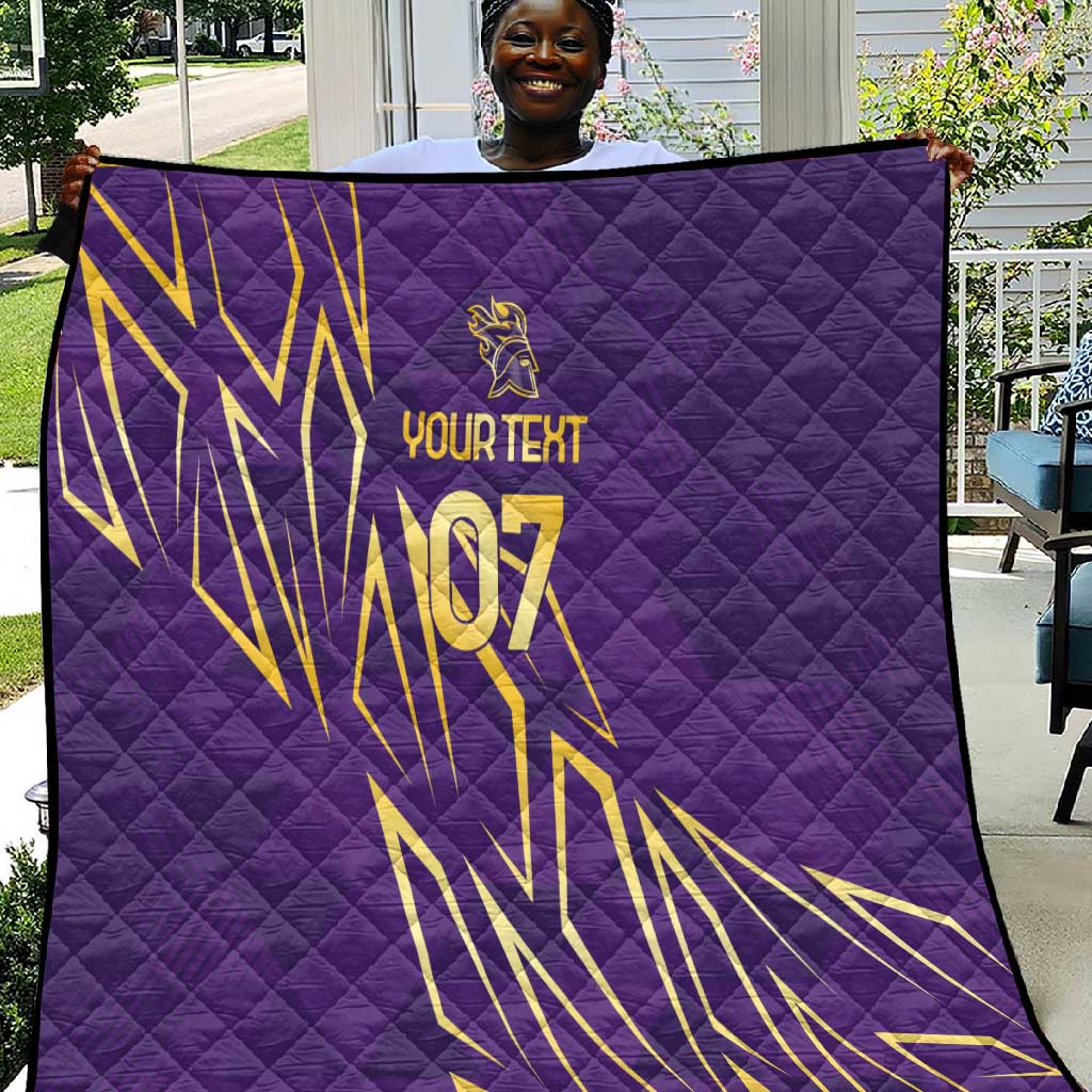 Afro-Trinbago Cricket Custom Quilt TKR Quadruple Champion LT7