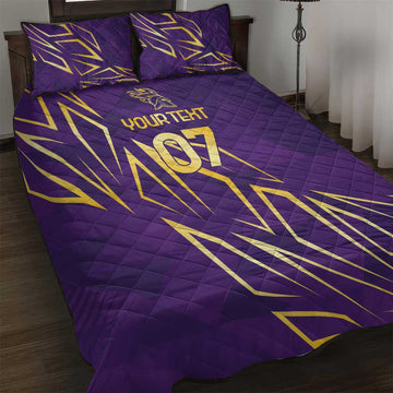 Afro-Trinbago Cricket Custom Quilt Bed Set TKR Quadruple Champion LT7