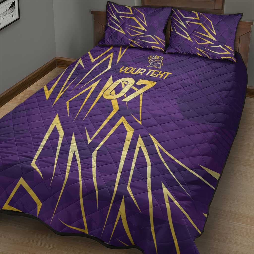 Afro-Trinbago Cricket Custom Quilt Bed Set TKR Quadruple Champion LT7
