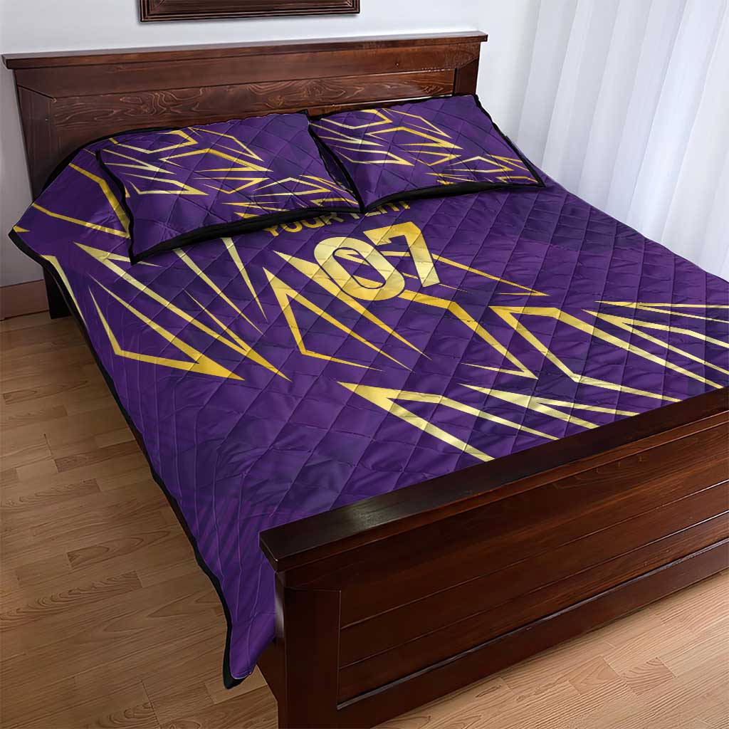 Afro-Trinbago Cricket Custom Quilt Bed Set TKR Quadruple Champion LT7