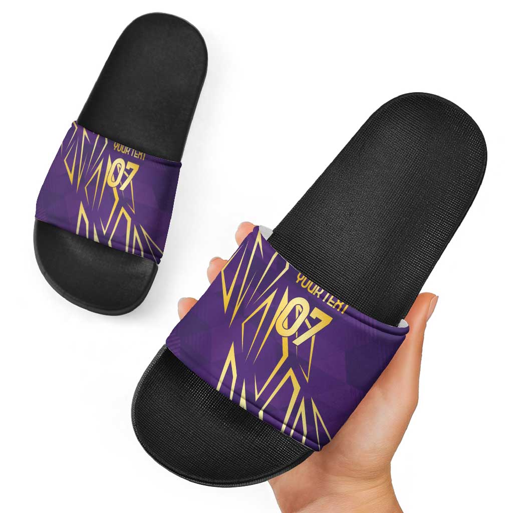 Trinbago Cricket Custom Slide Sandals TKR Quadruple Champion LT7