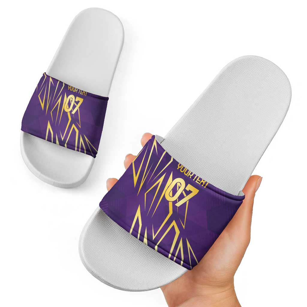 Trinbago Cricket Custom Slide Sandals TKR Quadruple Champion LT7