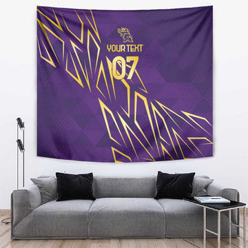 Afro-Trinbago Cricket Custom Tapestry TKR Quadruple Champion LT7