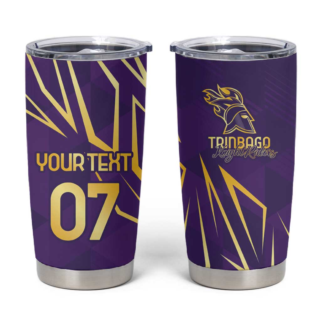 Afro-Trinbago Cricket Custom Tumbler Cup TKR Quadruple Champion LT7