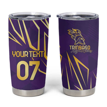 Afro-Trinbago Cricket Custom Tumbler Cup TKR Quadruple Champion LT7