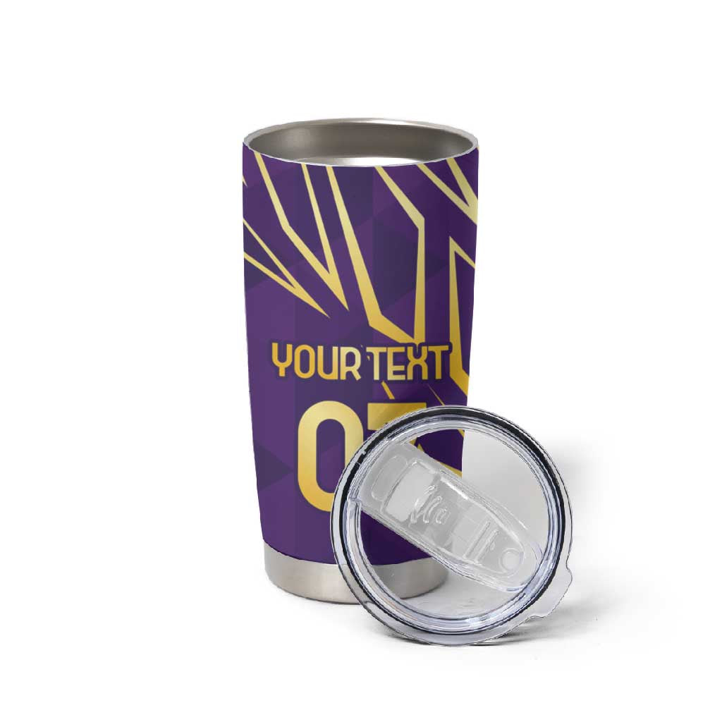 Afro-Trinbago Cricket Custom Tumbler Cup TKR Quadruple Champion LT7