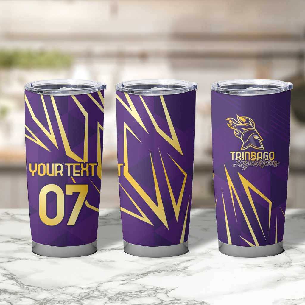 Afro-Trinbago Cricket Custom Tumbler Cup TKR Quadruple Champion LT7