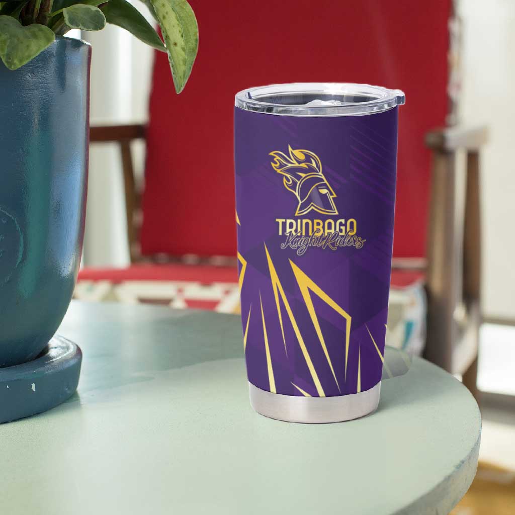 Afro-Trinbago Cricket Custom Tumbler Cup TKR Quadruple Champion LT7