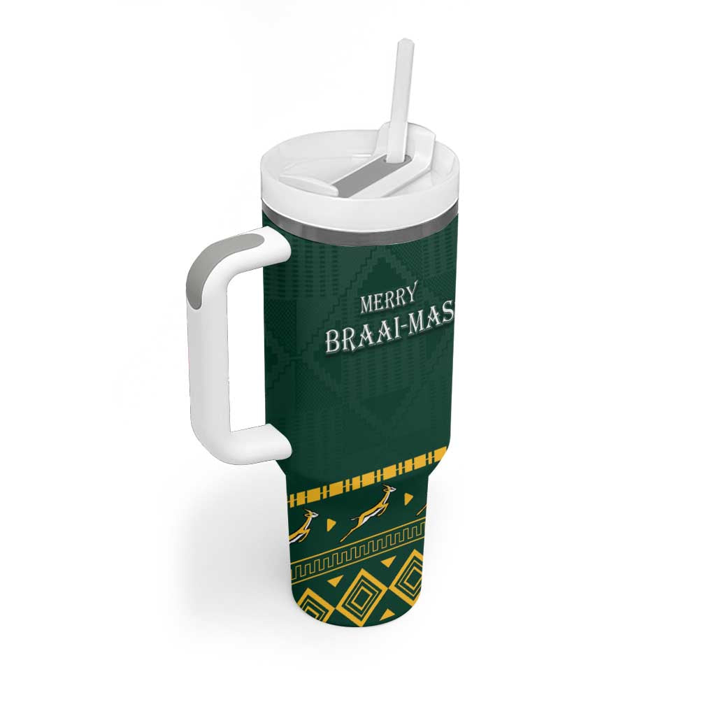 Personalised South Africa Tumbler With Handle Springbok Christmas Braai LT7