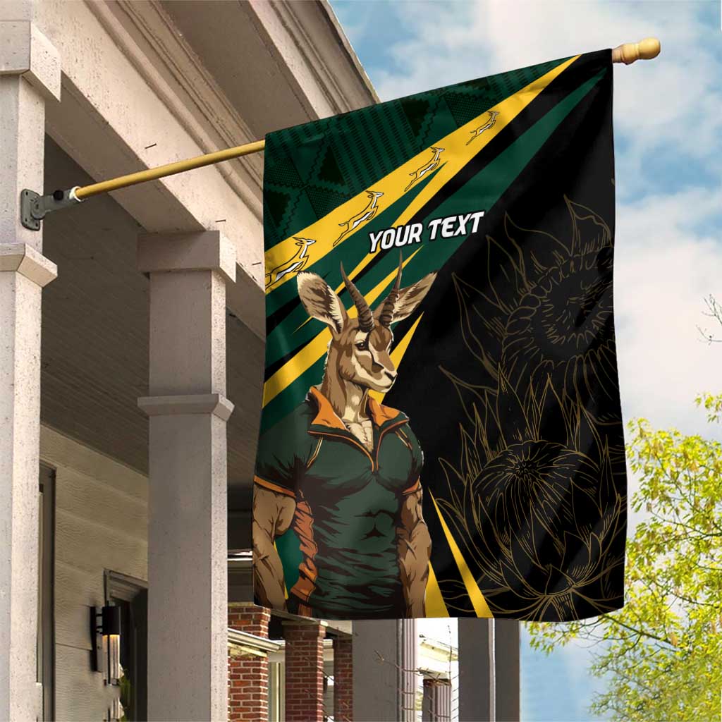 South Africa Bokke Personalised Garden Flag Mascot Dynamic LT7
