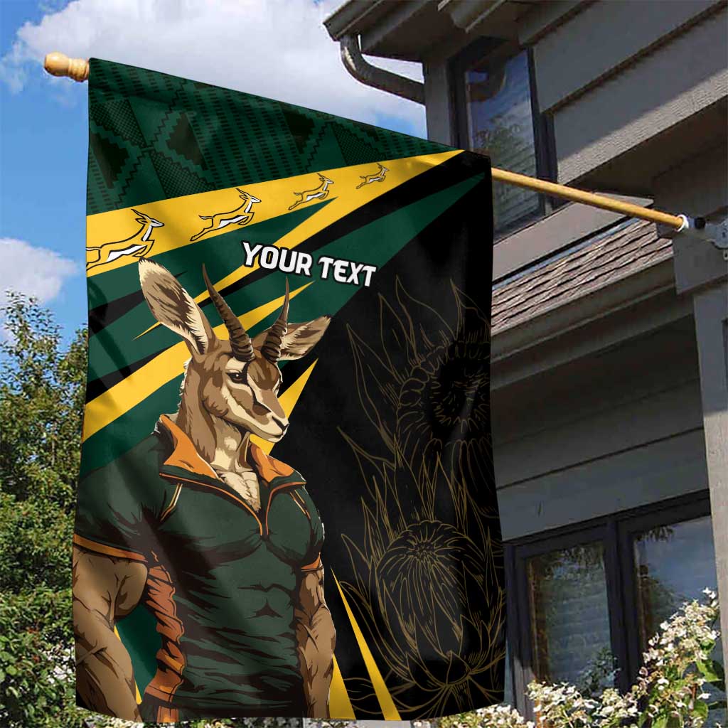 South Africa Bokke Personalised Garden Flag Mascot Dynamic LT7