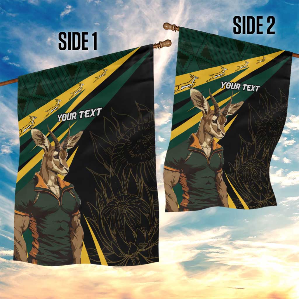 South Africa Bokke Personalised Garden Flag Mascot Dynamic LT7