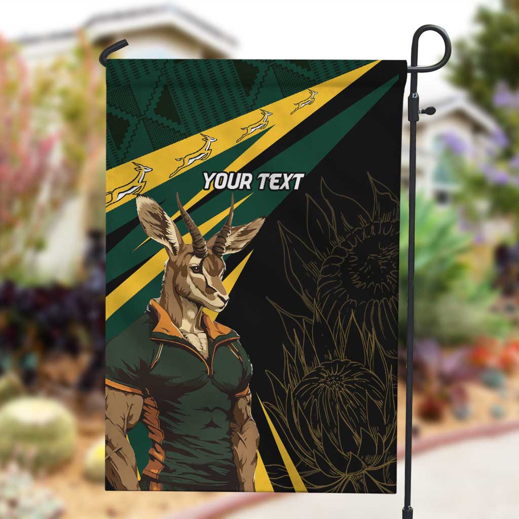 South Africa Bokke Personalised Garden Flag Mascot Dynamic LT7