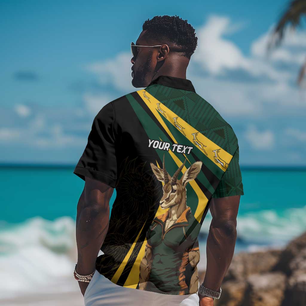South Africa Bokke Personalised Hawaiian Shirt Mascot Dynamic LT7