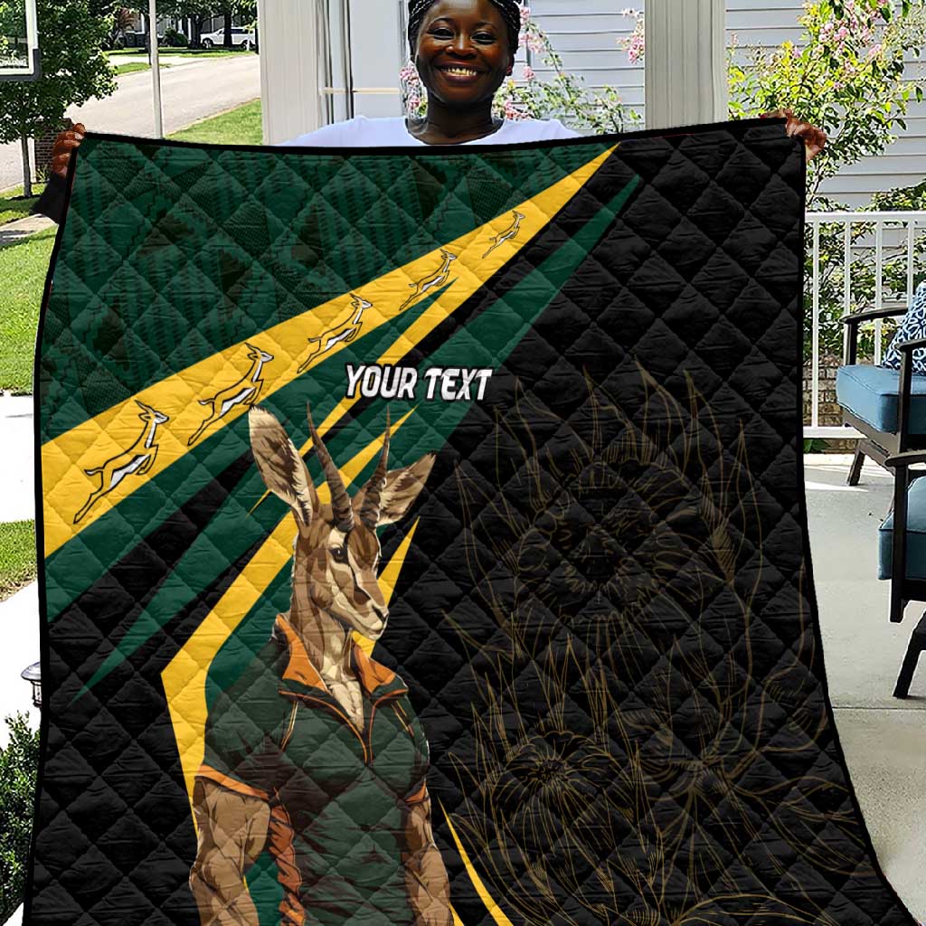 South Africa Bokke Personalised Quilt Mascot Dynamic LT7