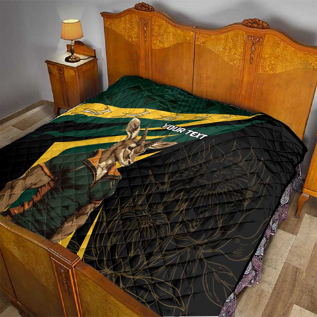 South Africa Bokke Personalised Quilt Mascot Dynamic LT7