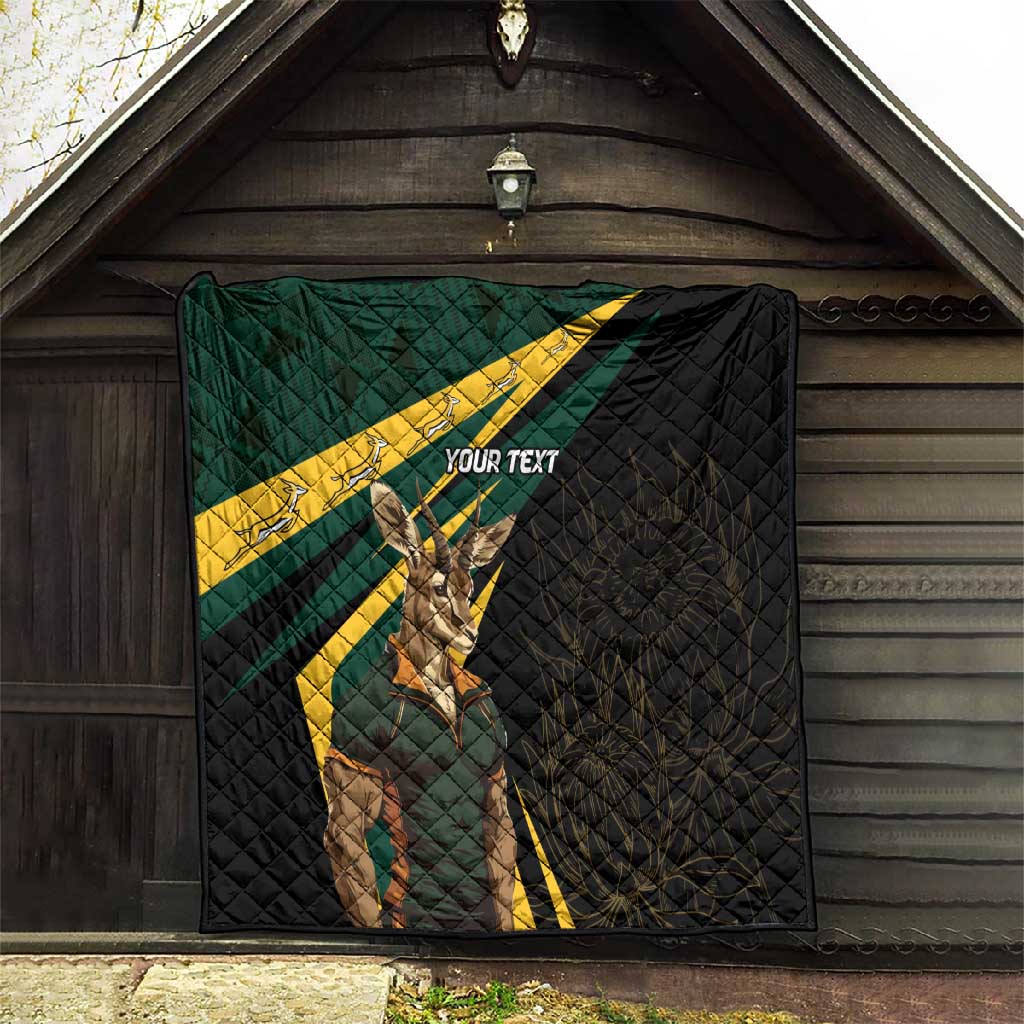 South Africa Bokke Personalised Quilt Mascot Dynamic LT7