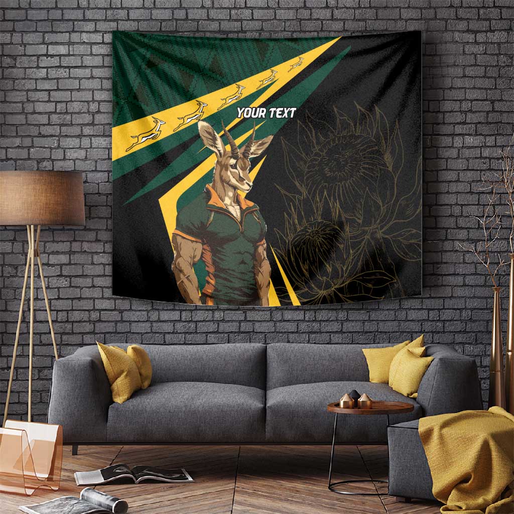 South Africa Bokke Personalised Tapestry Mascot Dynamic LT7