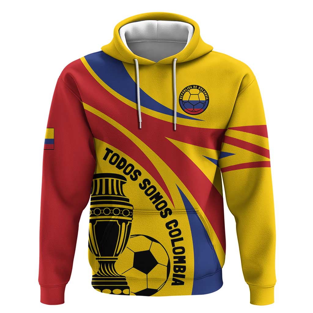 Colombia Football Custom Hoodie Todos Somos Colombia LT7