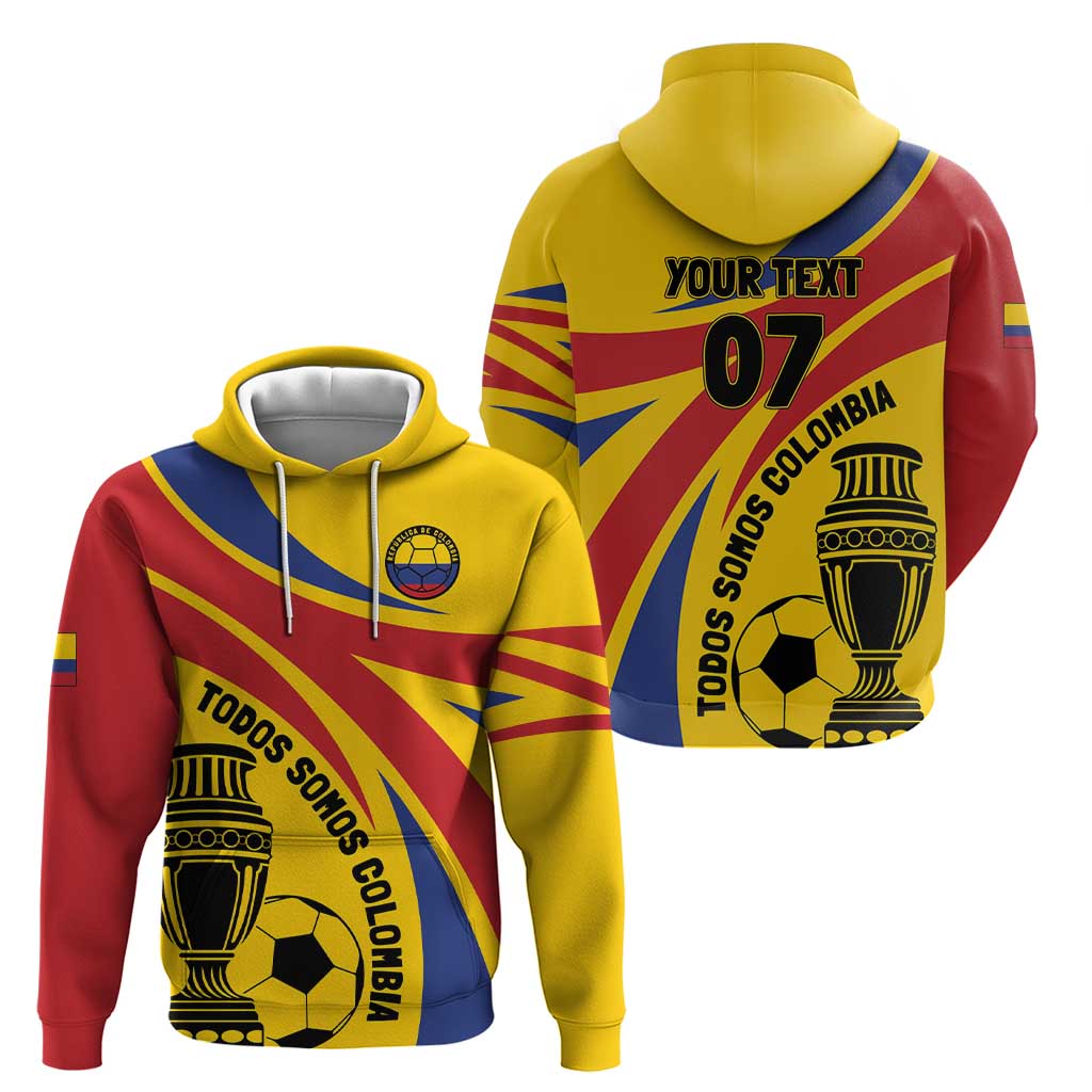Colombia Football Custom Hoodie Todos Somos Colombia LT7