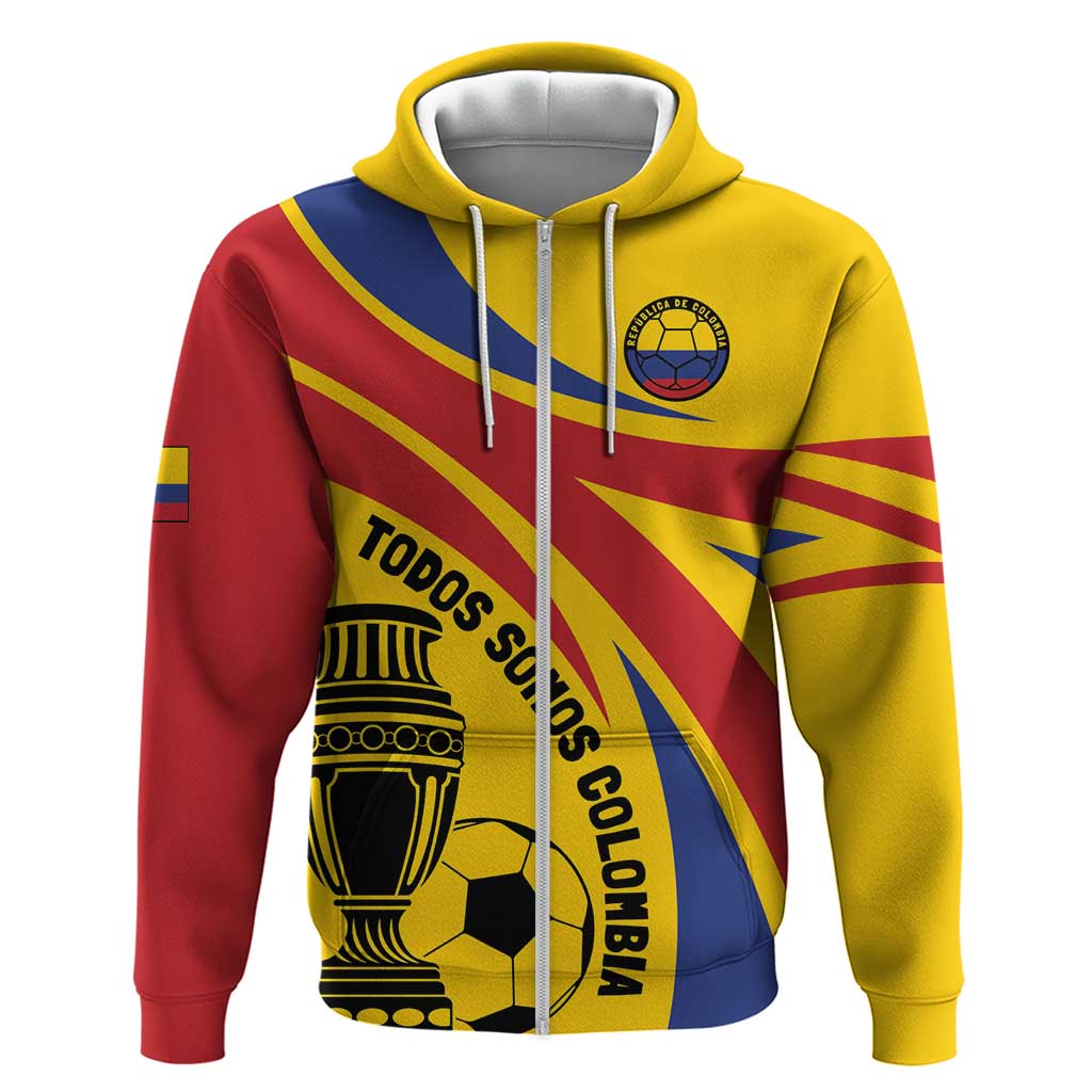 Colombia Football Custom Hoodie Todos Somos Colombia LT7