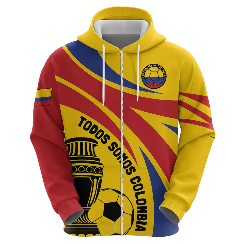 Colombia Football Custom Hoodie Todos Somos Colombia LT7