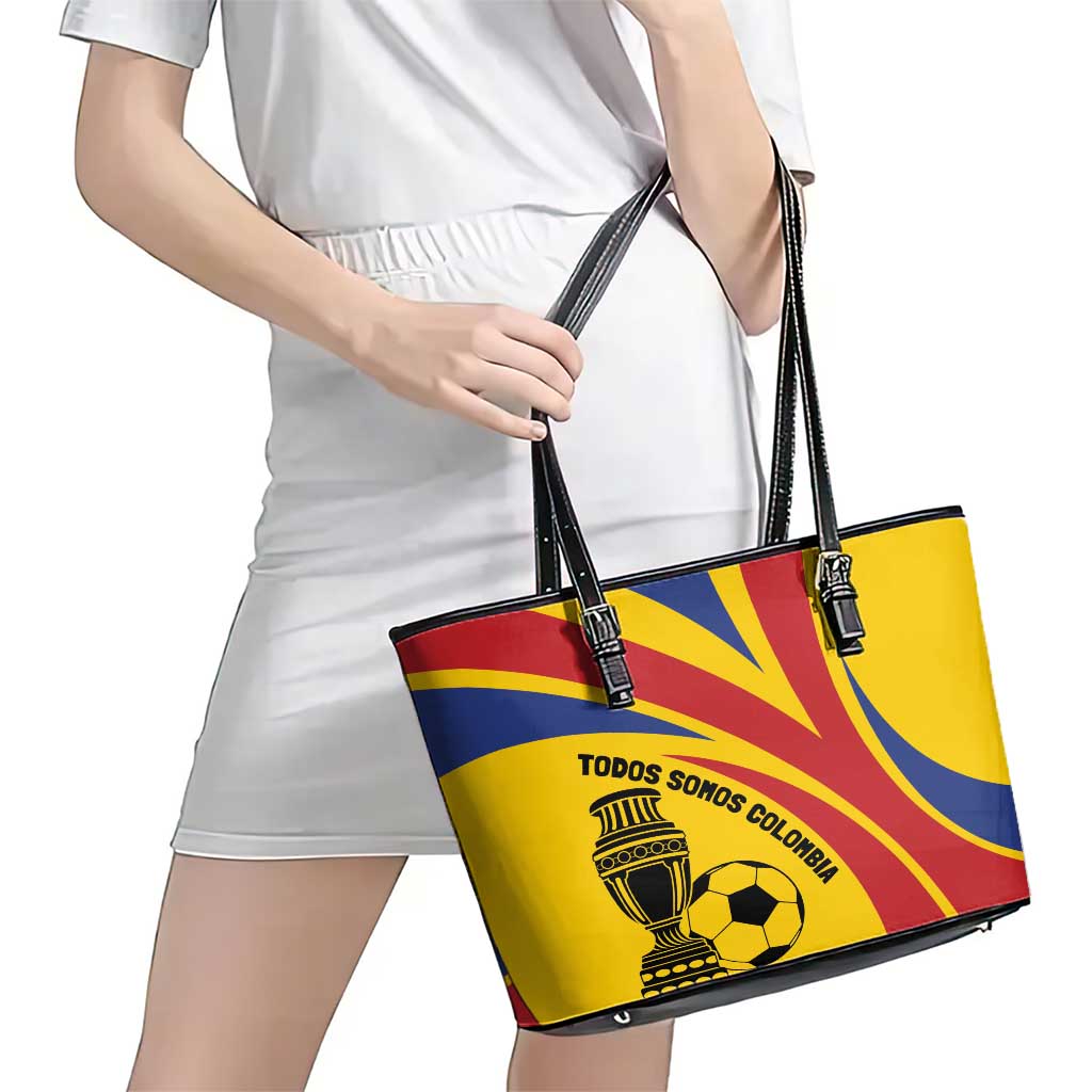 Colombia Football Leather Tote Bag Todos Somos Colombia LT7