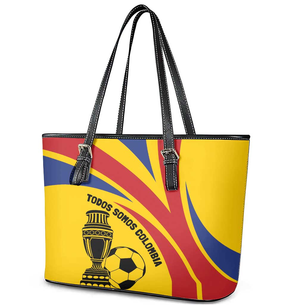 Colombia Football Leather Tote Bag Todos Somos Colombia LT7