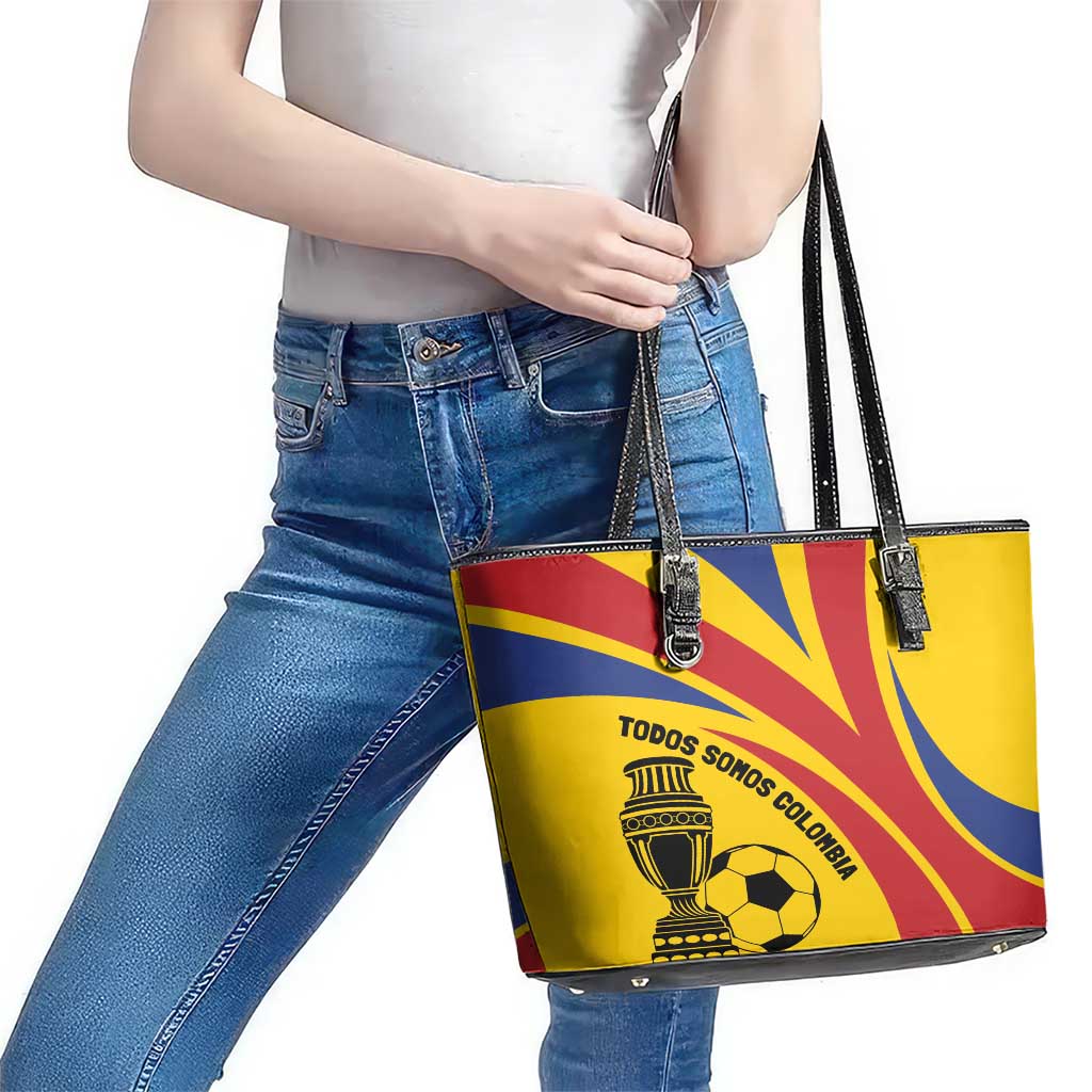 Colombia Football Leather Tote Bag Todos Somos Colombia LT7