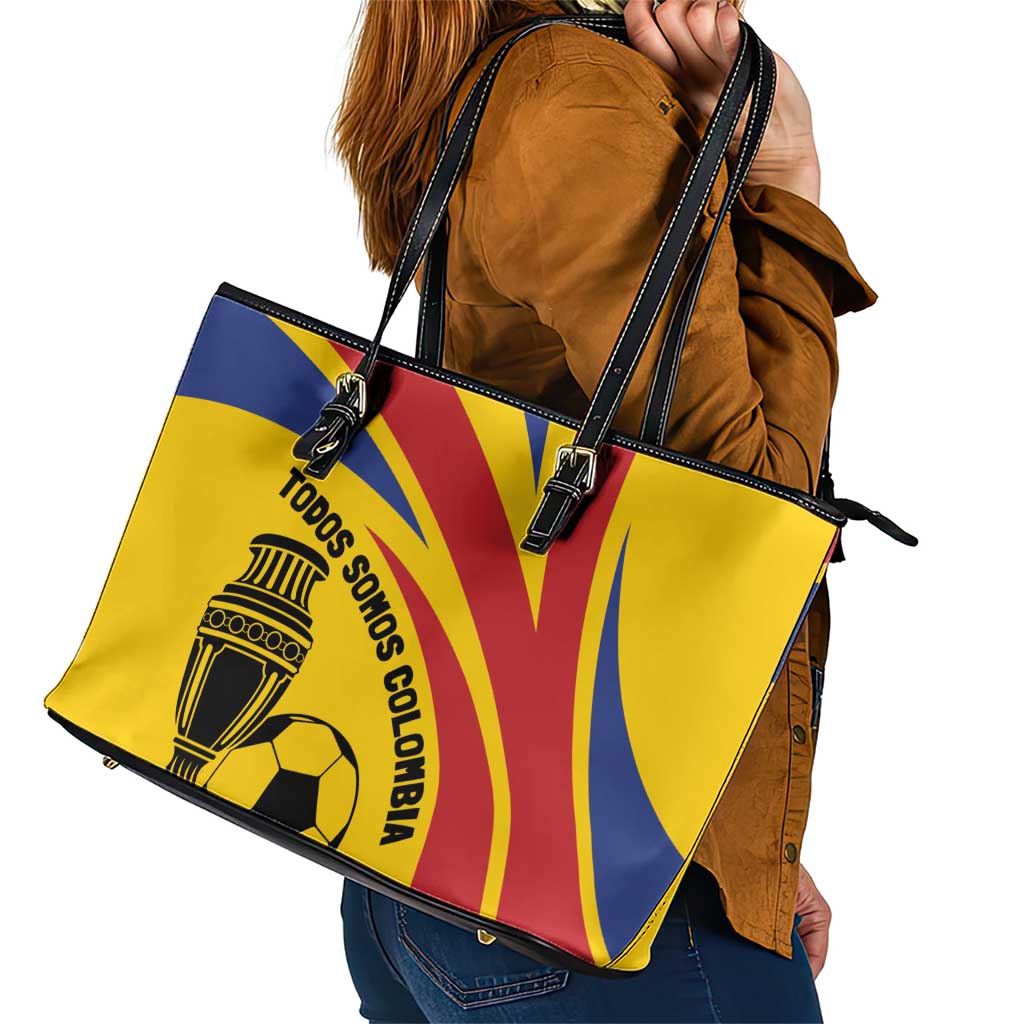 Colombia Football Leather Tote Bag Todos Somos Colombia LT7