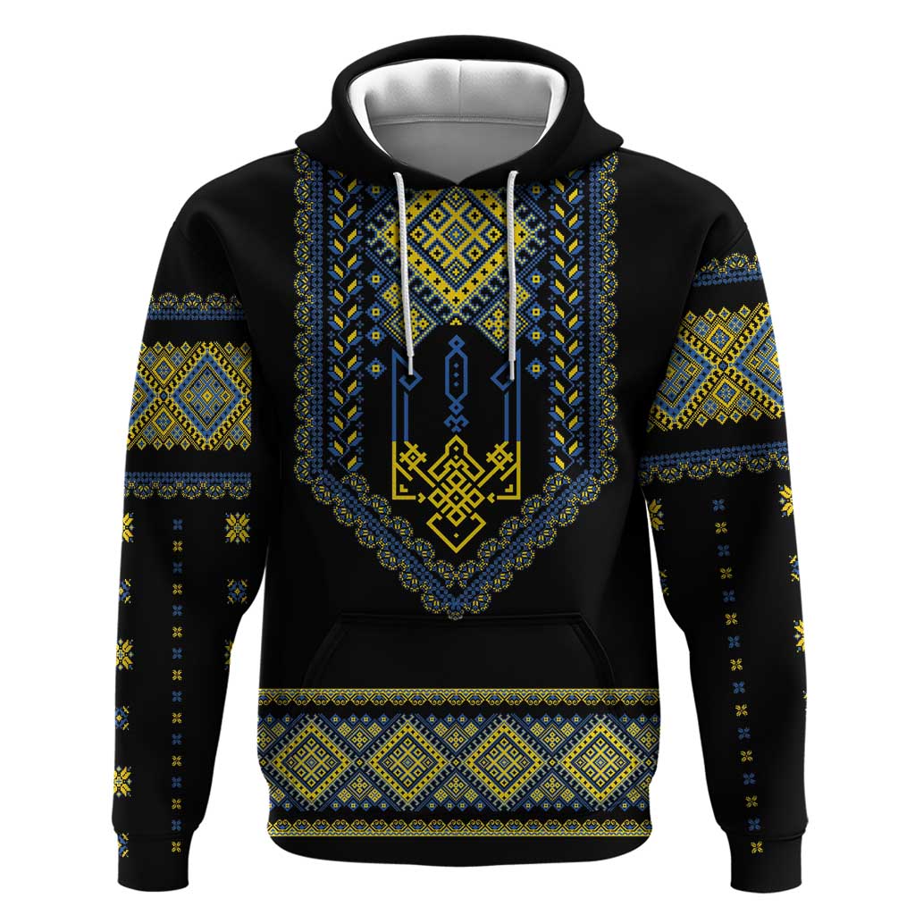Ukraine Vyshyvanka Inspired Patterns Hoodie Ukraini Colors LT7