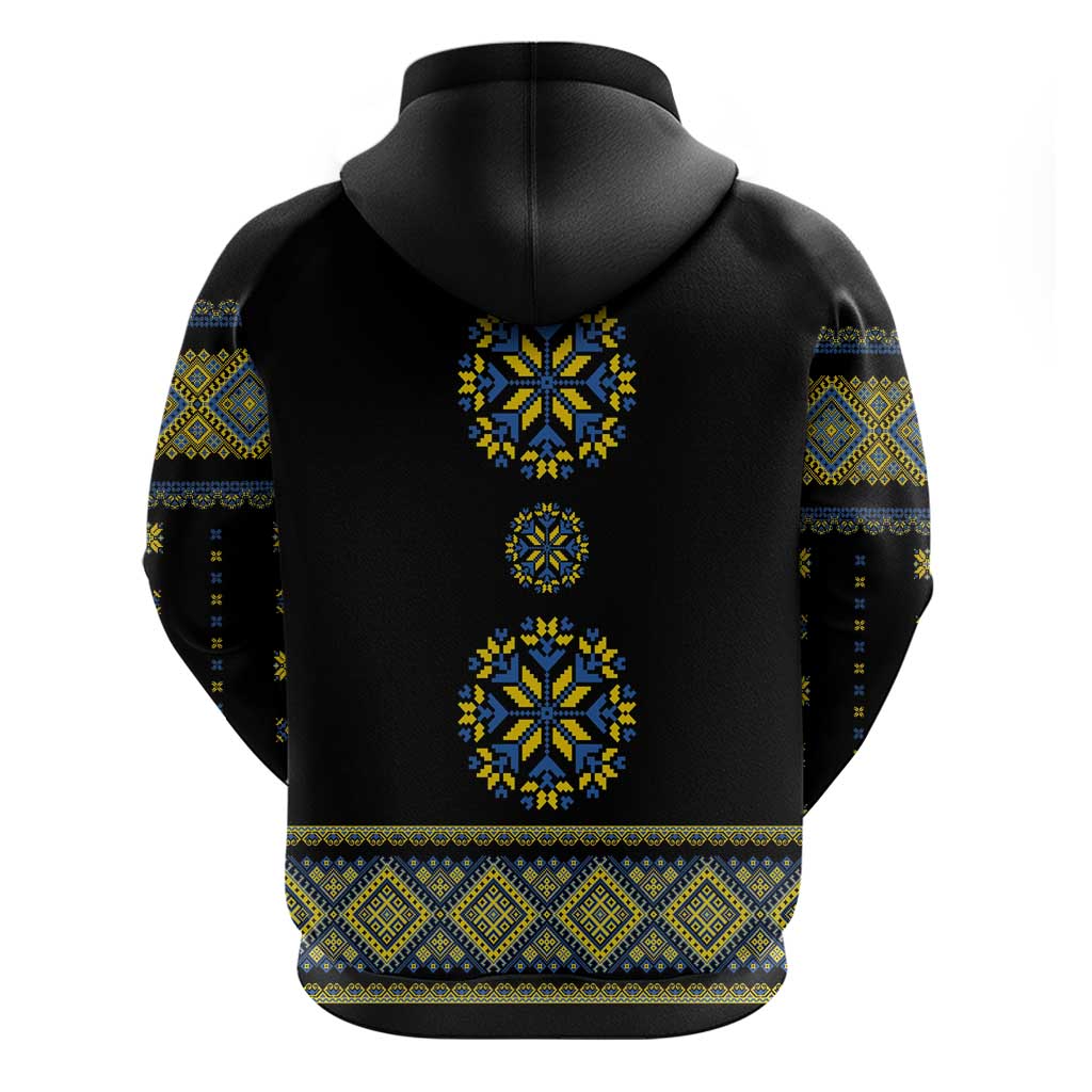 Ukraine Vyshyvanka Inspired Patterns Hoodie Ukraini Colors LT7