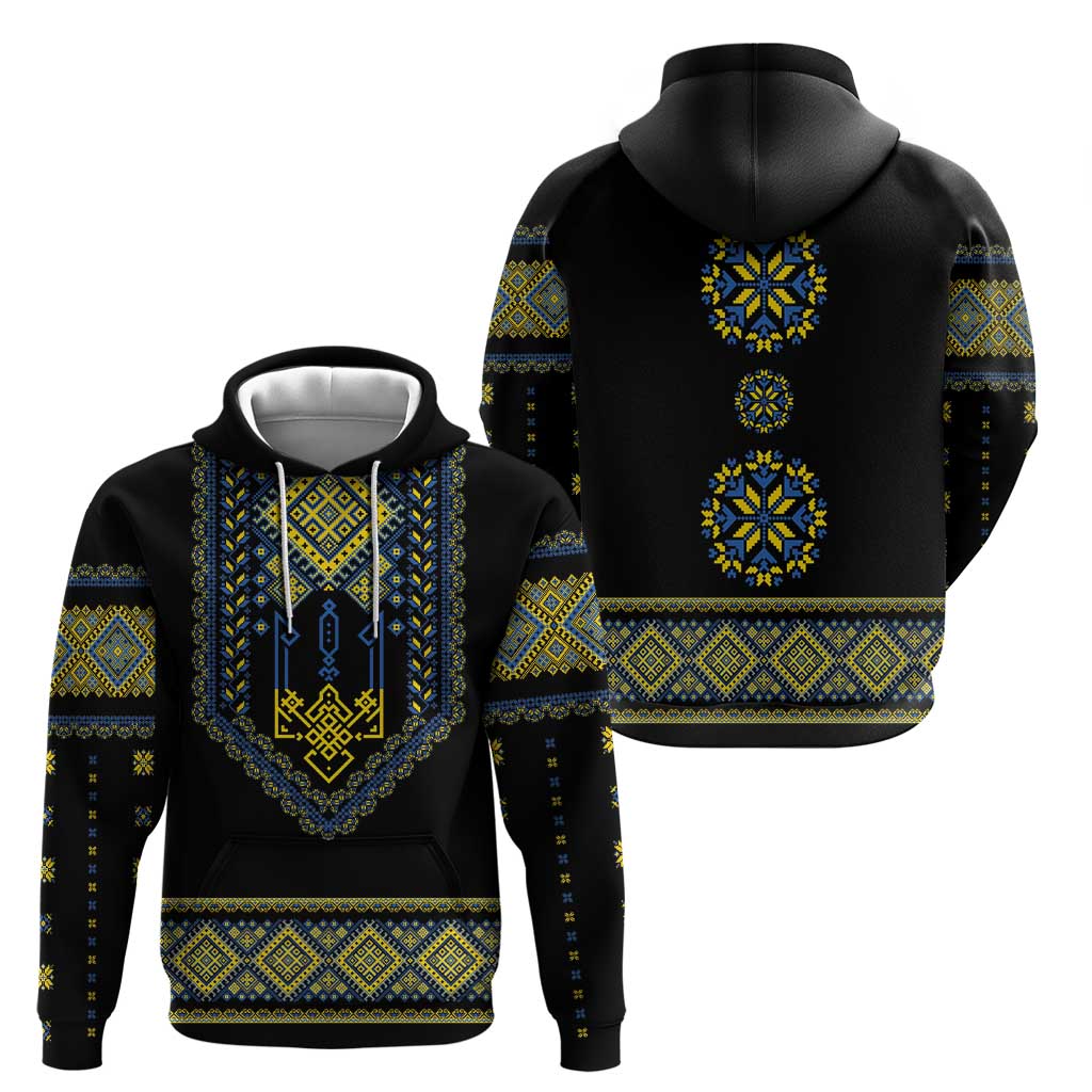 Ukraine Vyshyvanka Inspired Patterns Hoodie Ukraini Colors LT7