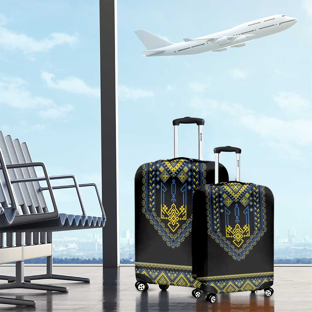 Ukraine Vyshyvanka Inspired Patterns Luggage Cover Ukraini Colors LT7