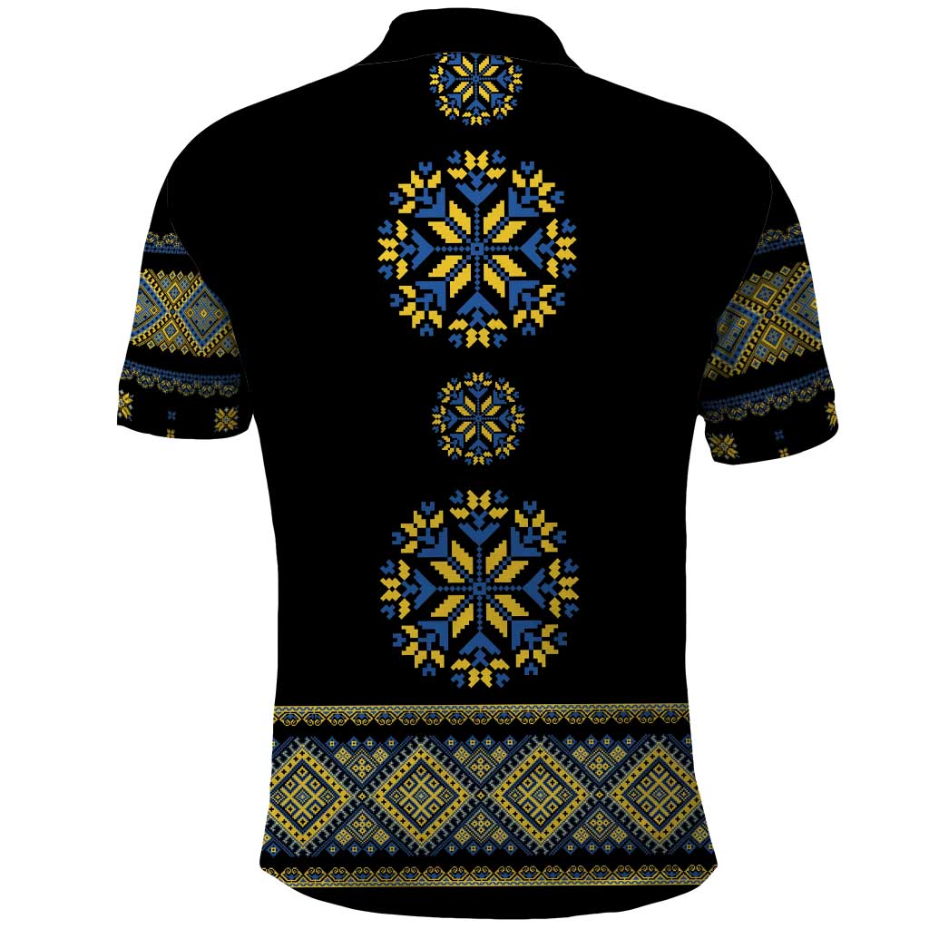 Ukraine Vyshyvanka Inspired Patterns Polo Shirt Ukraini Colors LT7